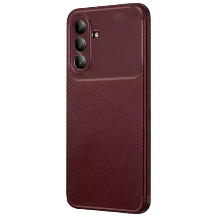 hediyelik samsung galaxy a36 kılıf auto focus karbon kapak - bordo