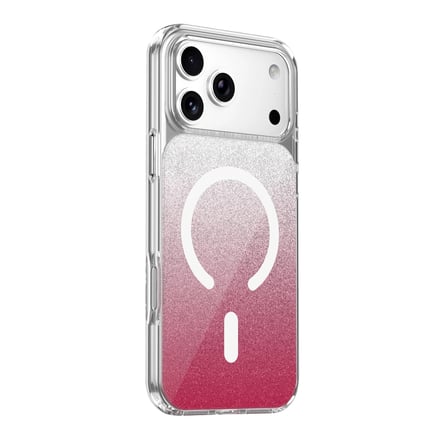 Hediyelik Onegif Apple İphone 17 Pro Max Sora Simli Magsafe Kapak - Kırmızı
