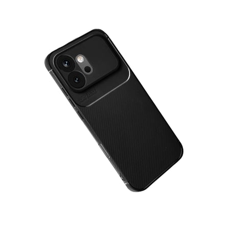 hediyelik huawei honor 600 auto focus karbon kapak - siyah