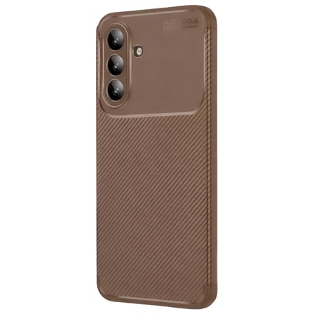 hediyelik samsung galaxy a27 5g auto focus karbon kapak - kahverengi