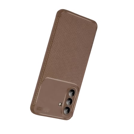 hediyelik samsung galaxy a27 5g auto focus karbon kapak - kahverengi