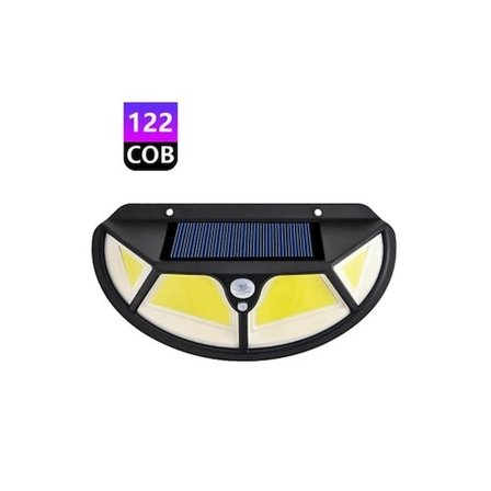 Hediyelik Fonksiyonel Sensörlü 122 Ledli Solar Bahçe Lambası