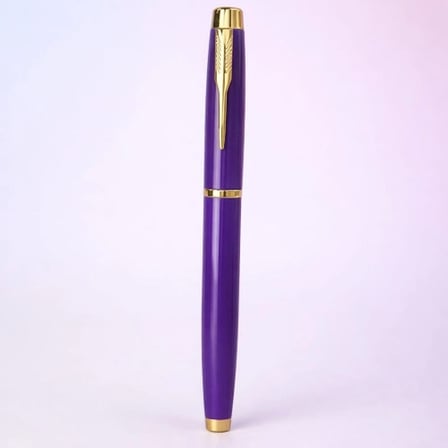 Hediyelik Toptan Mor Metal Roller Kalem