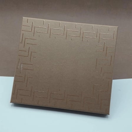 Hediyelik Toptan Kutulu Altın Şeritli Deri Defter Ve Kahverengi Metal Roller Kalem Set