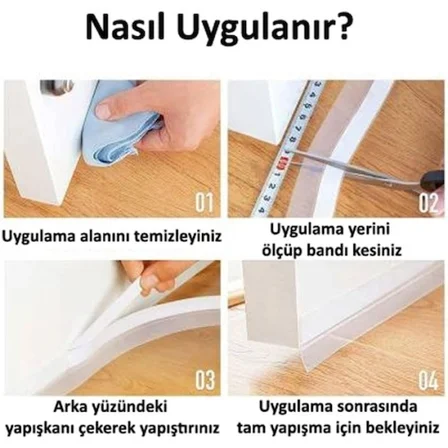 Hediyelik 3 Metre Kapı Pencere Rüzgar İzolasyon Bandı