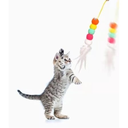Hediyelik Elastik Kendinden Yapışkanlı Solucan Kedi Oltası