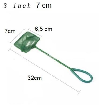 Hediyelik Akvaryum Balık Yakalama Kepçesi 3 inç 7 cm