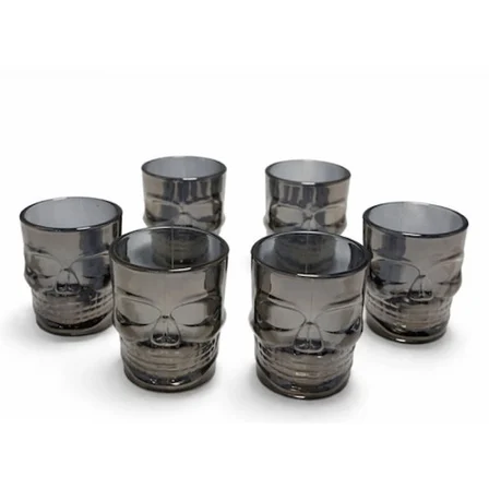 Hediyelik İstanbul Temalı Cam Kurukafa Shot Bardak
