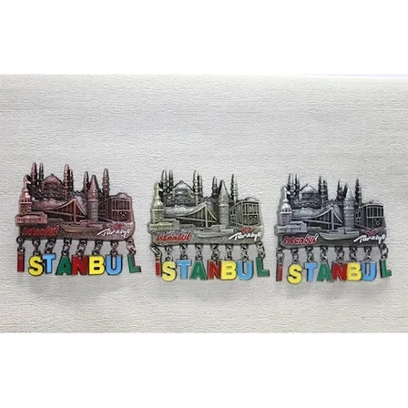 Hediyelik Sarkaçlı İstanbul Temalı Magnet