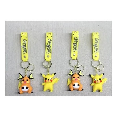 Hediyelik Pikachu Silikon Anahtarlık