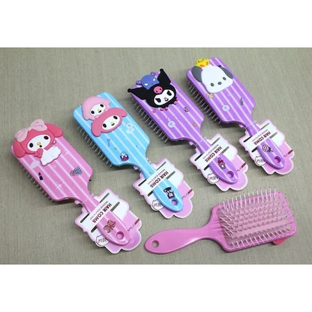 Hediyelik Kuromi,Hello Kitty,Cinnamon,My Melody Saç Tarağı