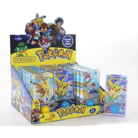 Hediyelik Pokemon Baskılı Sulu Oyun - Tek Butonlu Dikdörtgen Su Oyunu