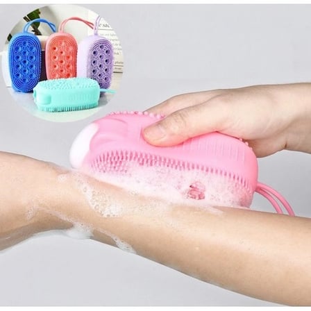 Hediyelik Süngerli Silikon Banyo Kesesi