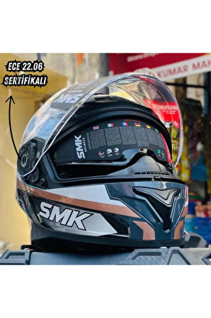 Typhoon Freeride Gl627 Kapalı Kask (FİT KALIP) (ECE 22.06)
