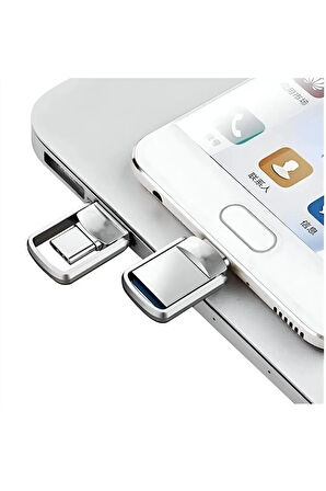 TYPC E HEM TELEFONA HEM BİLGİSAYARA 1 TB MİNİ USB