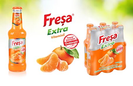 Freşa Extra Mandalina Aromalı Maden Suyu 200 Ml X 24 Adet