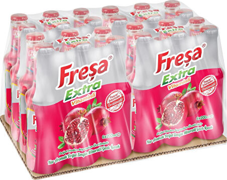 Freşa Extra Nar Aromalı Maden Suyu 200 Ml X 24 Adet