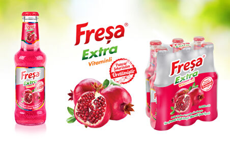 Freşa Extra Nar Aromalı Maden Suyu 200 Ml X 6 Adet