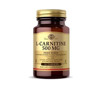 Solgar L-Carnitine 500 Mg 30 Tablet - SKT:04/2026