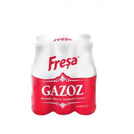 Freşa Karışık Meyve Aromalı Gazoz 200 Ml X 6 Adet