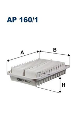 AP160-1 HAVA FILTRESI TOYOTA COROLLA - AURIS - AVENSIS - RAV4 - VERSO