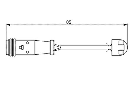 Aşinma dedektörü f sbb--1987473038--MERCEDES-BENZ; VW (VOLKSWAGEN)