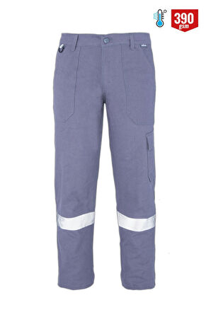 7/7 Gri Kışlık Komando Cepli Iş Pantolonu