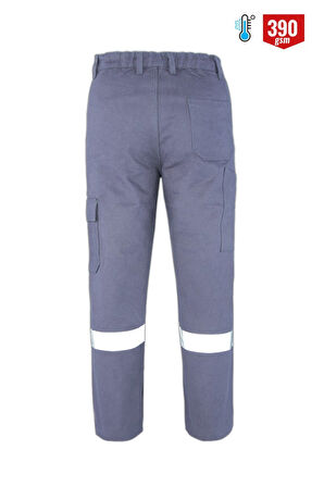 7/7 Gri Kışlık Komando Cepli Iş Pantolonu