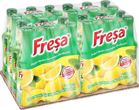 Freşa Limon Aromalı Maden Suyu 200 Ml X 24 Adet