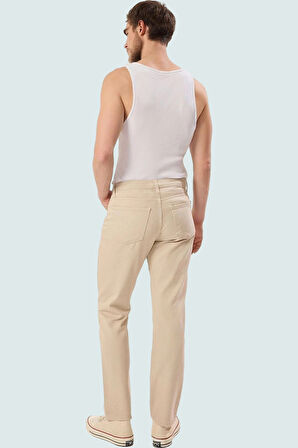 Erkek Denim Pantolon Pamuk Straight Fit Günlük Ve İş İçin Hafta Sonu Yaz Aylarının Vazgeçilmezi