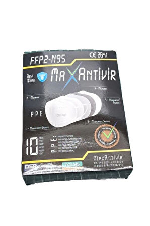 Ffp2 N95 Meltblown Maske Güvenli 5 Katlı Koruma 20 Adet x 2 Kutu