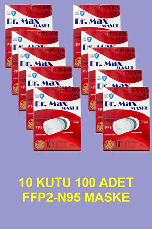 Ffp2 N95 Meltblown Maske Güvenli 5 Katlı Koruma 100 Adet  X 10 Kutu