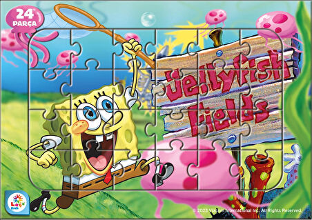 SPONGEBOOB 24 PARÇA FRAME PUZZLE SETİ