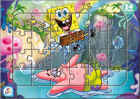 SPONGEBOOB 24 PARÇA FRAME PUZZLE SETİ