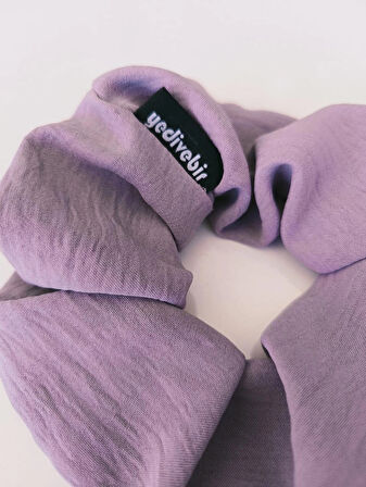 FERMUARLI LASTİKLİ KUMAŞ TOKA LİLA