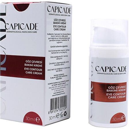 Capicade Göz Çevresi Bakım Kremi 30ml(YENI Ambalaj)