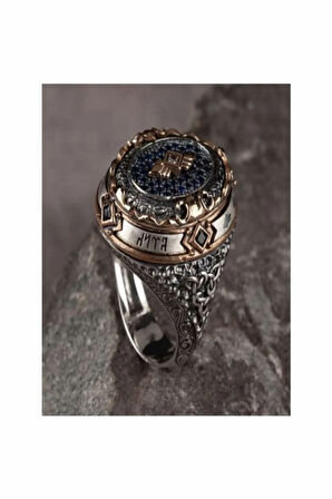 Islam Usta Tasarımı Ferman Gümüş Erkek Yüzük