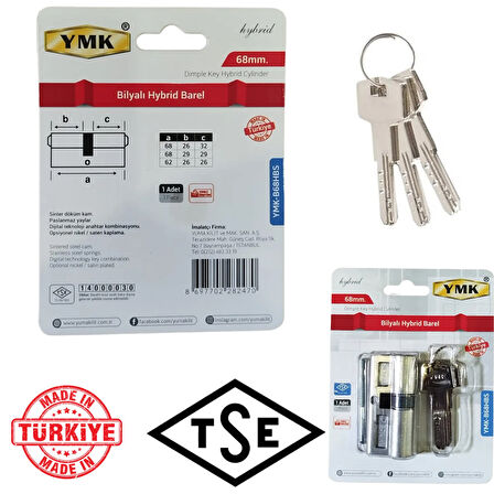 Ymk YMK-B68HBS BİLYALI HYBRİD BAREL 1 ADET 68 MM