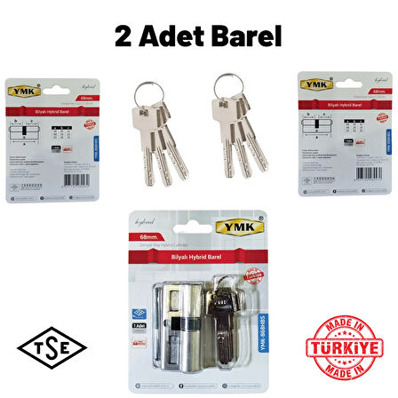 Ymk YMK-B68HBS BİLYALI HYBRİD BAREL 2 ADET 68 MM