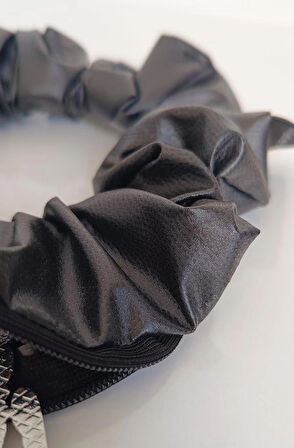 2 ADET FERMUARLI SUNİ DERİ LASTİKLİ TOKA 