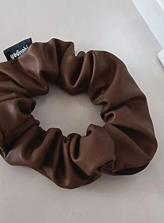 FERMUARLI LASTİKLİ SUNİ DERİ TOKA KAHVE