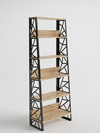 Hunerika Tokyo kitaplık/büfe -Atlantik Çam -Minifiks Bağlantılı 