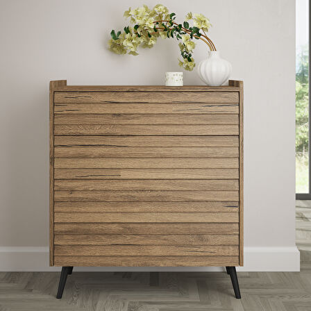 Hunerika Velimor Premium 4 çekmeceli şifonyer ,minifiks bağlantılı