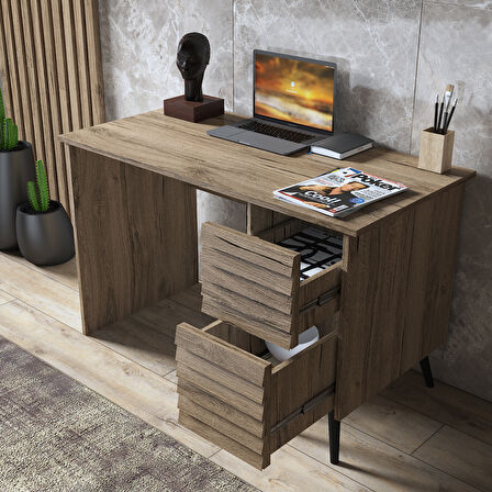 Hunerika Namera Premium 2 çekmeceli çalışma masası,minifiks bağlantılı