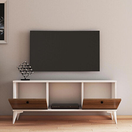Ferniso Mobilya 120 cm Tv Ünitesi Beyaz-İstanbul