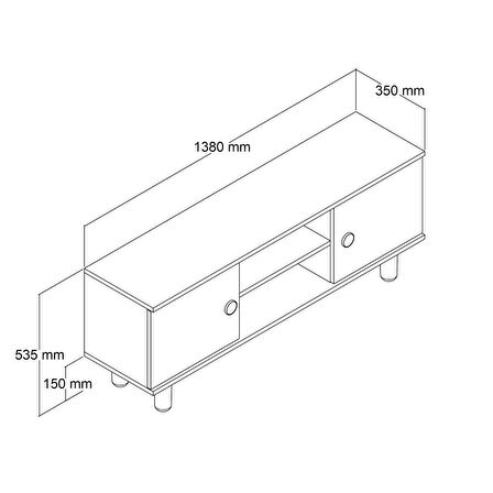 FERNISO Bohem Tv Ünite 138 cm