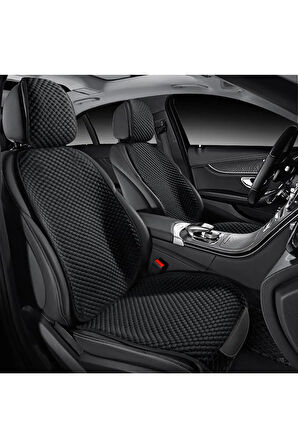 Seat Ronda UYUMLU  Cepli Terletmez Oto  Minderi Kılıfı Ön Arka Tam Set Sırtlı Başlıklı SİYAH