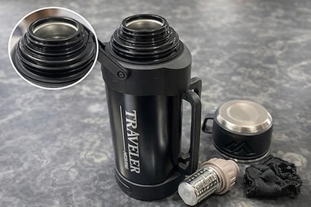 1600 Ml Çift Katmanlı Vakumlu Paslanmaz Çelik Termos Alk4640