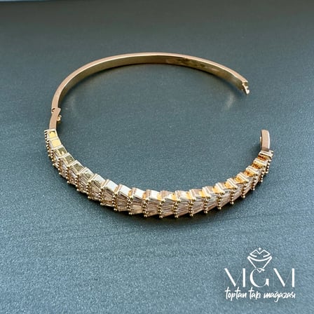 Zirkon Baget Taşlı Bileklik - Kbl0020