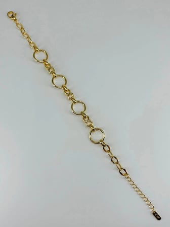 Renk  Pirinç Cm Bileklik 17+4 Cm  - Kbl0555